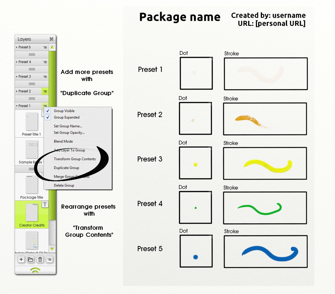 ArtRage Shared Presets Preview Template