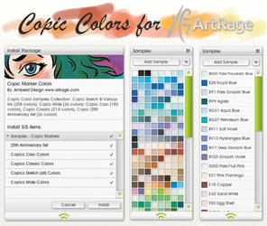 Copic Colors for ArtRage