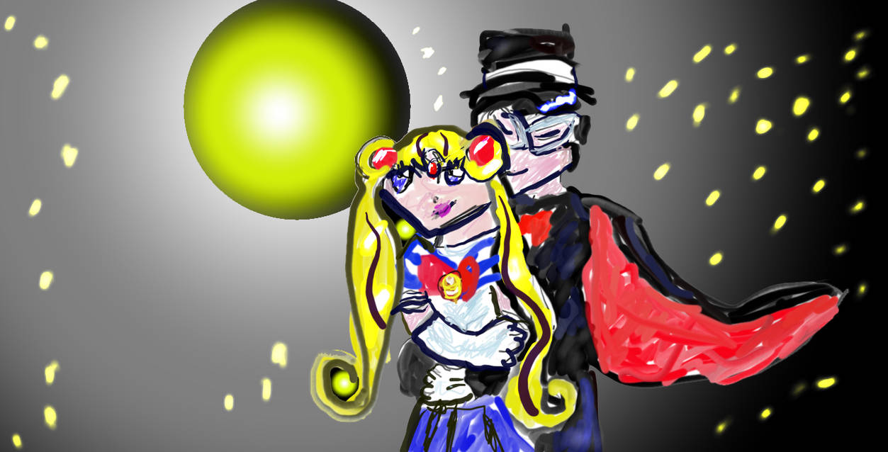 Sailor Moon And Tuxedo Mask by Sokai1 on DeviantArt