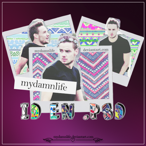 Liam Payne ID en .psd