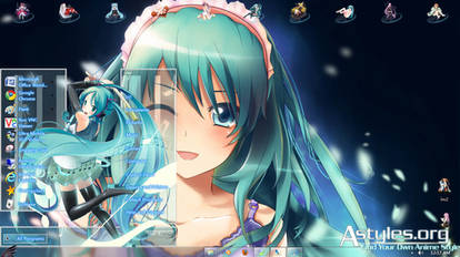 win7 Hatsune Miku v10 by hoangtush, visual art