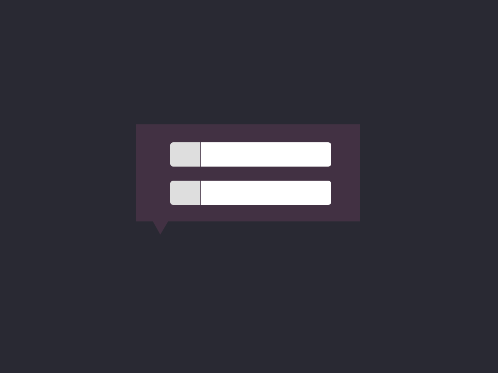 Login form by etojemph on DeviantArt