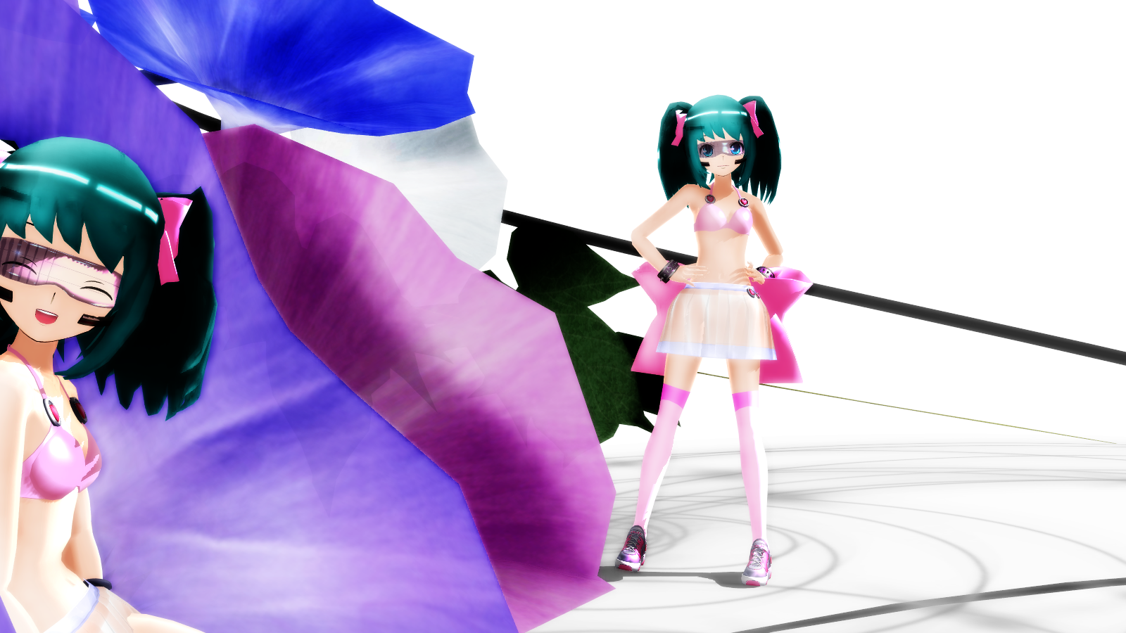 MMD LAT Summer Miku by iiRichie
