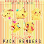 Pack Renders Pikachu