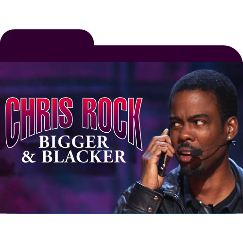 Chris Rock Bigger and Blacker Folder Icon by domon7411 on DeviantArt