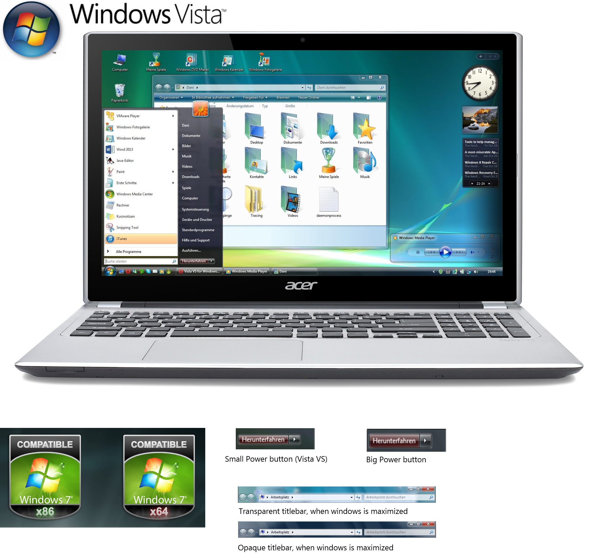 Windows Vista VS for Windows 7 by XReunion160 on DeviantArt