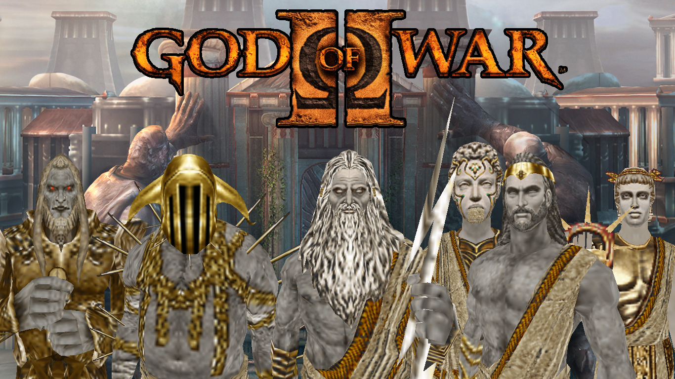 GOD OF WAR II STATUES OF THE GODS by GustavoPredador on DeviantArt