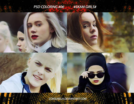 Skam Girls | Psd Coloring #06