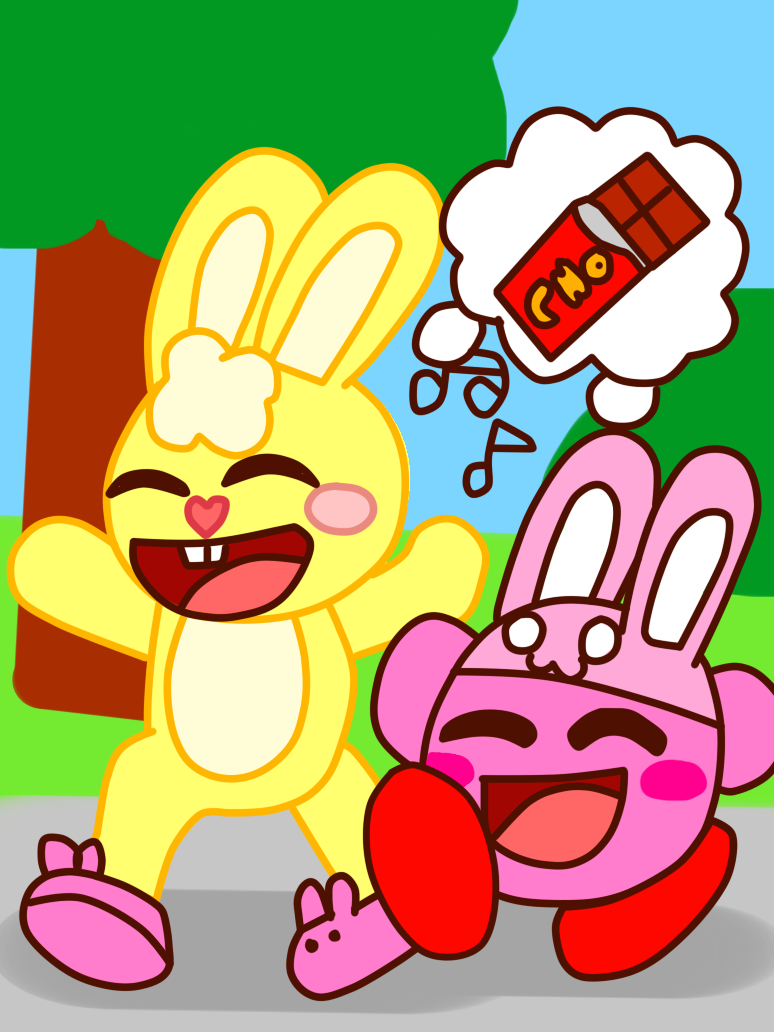 Some rabbit I found in Sunky's schoolhouse! by Kirby6472 on DeviantArt