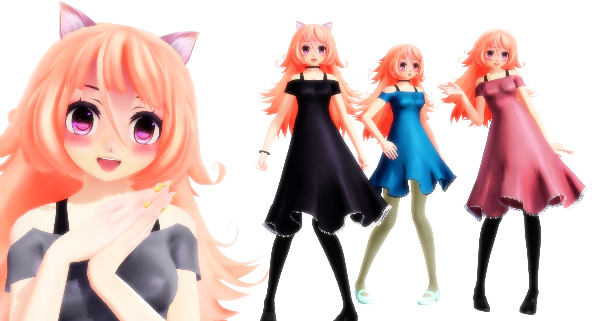 MMD OC Yumi DL