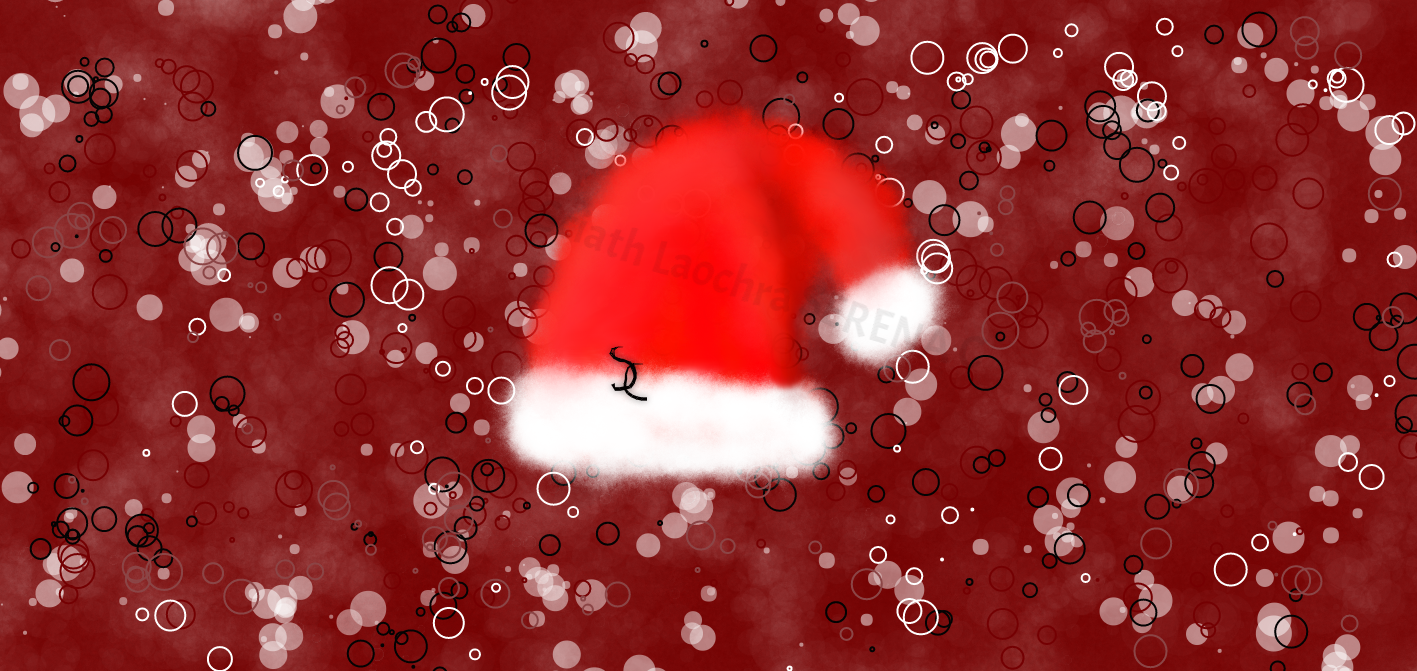 Santa’s Hat Wallpaper by SciathLaochra on DeviantArt