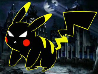 Pikachu Turned Batman