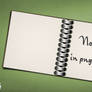 Notebook in png format