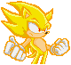 Super Sonic Battle Pixel Art