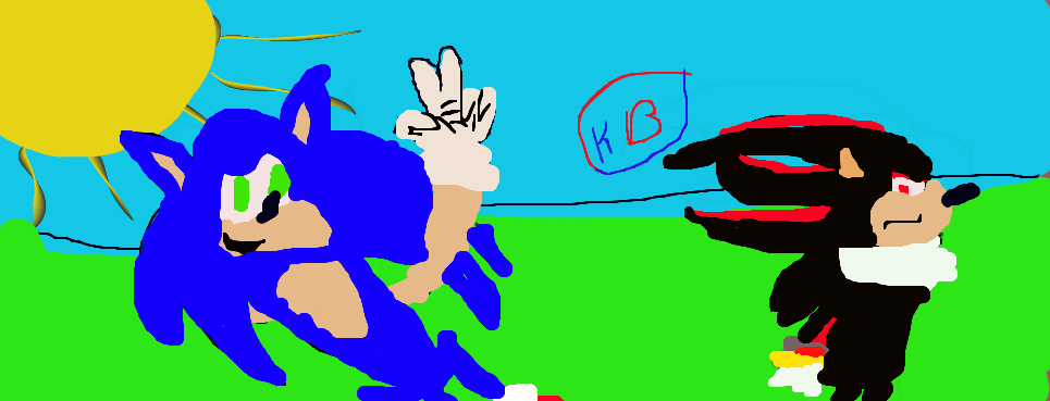 SONIC AND SHADOW by 1234sonic on DeviantArt