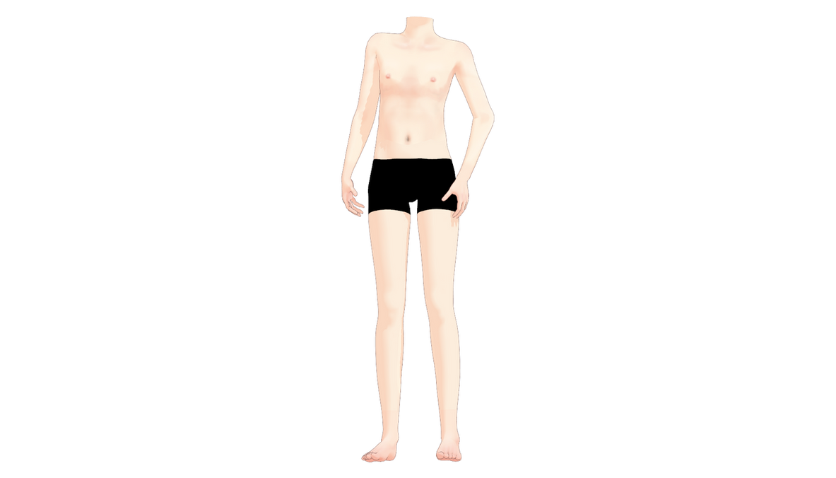 [MMD] Male Kakomiki Base [DL] by blueoaks on DeviantArt