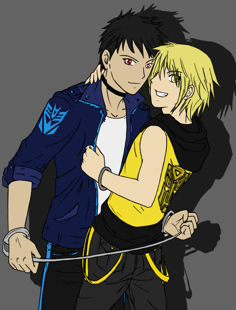 Barricade and Bumblebee (blumarine) by EpikalStorms on DeviantArt