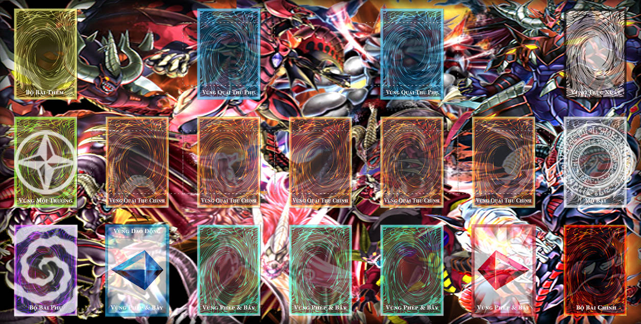[Playmat] Red Daemon by korotime on DeviantArt