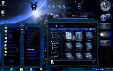 Windows 7 Themes Blue Glass