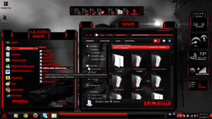 Windows 7 Themes Red Ultra Dark