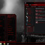 Windows 8 theme dark red sci-fi