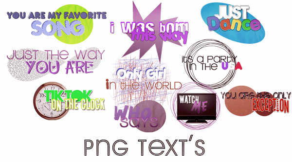 Textos png