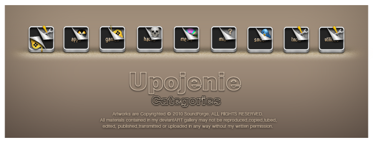 Upojenie Categories