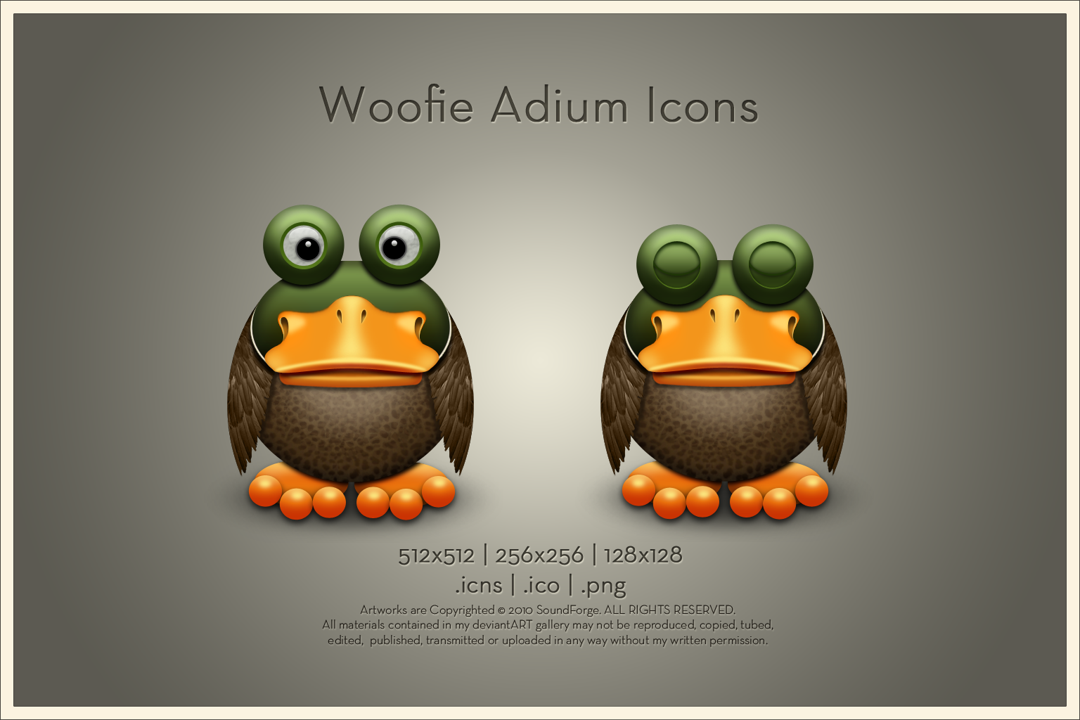 Woofie Adium Icons