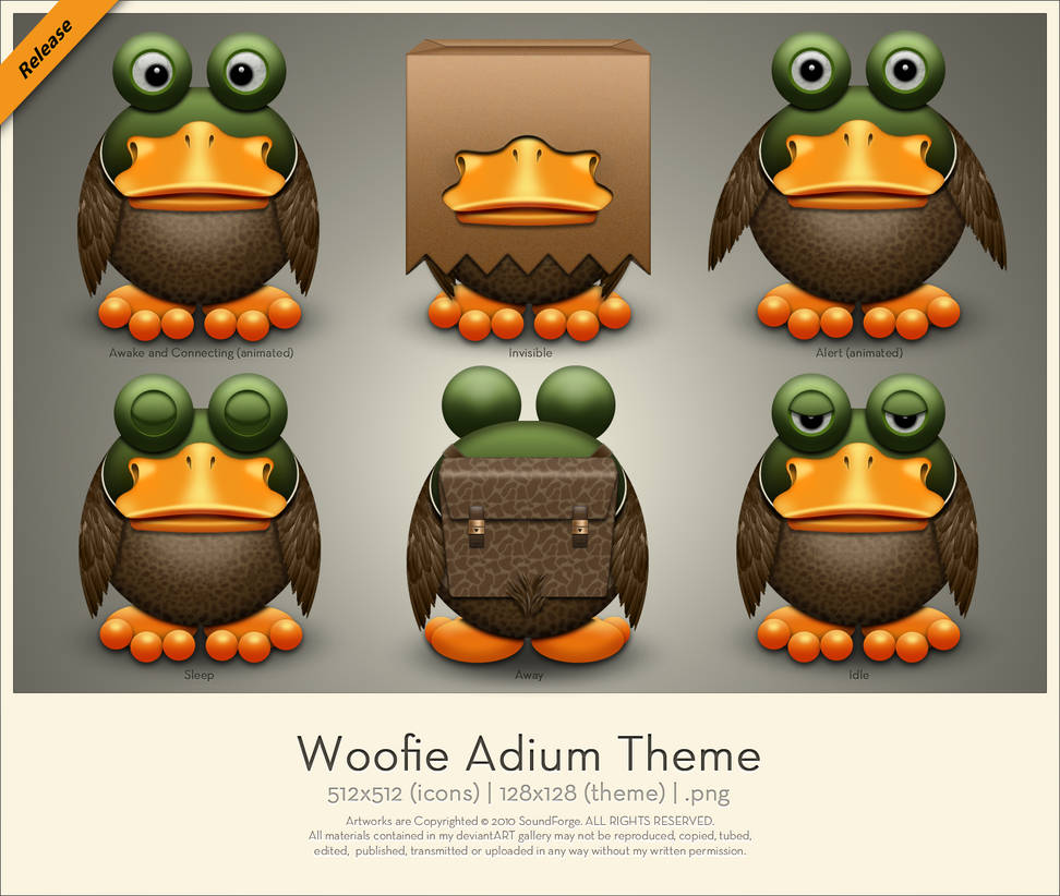 Woofie Adium Theme by SoundForge