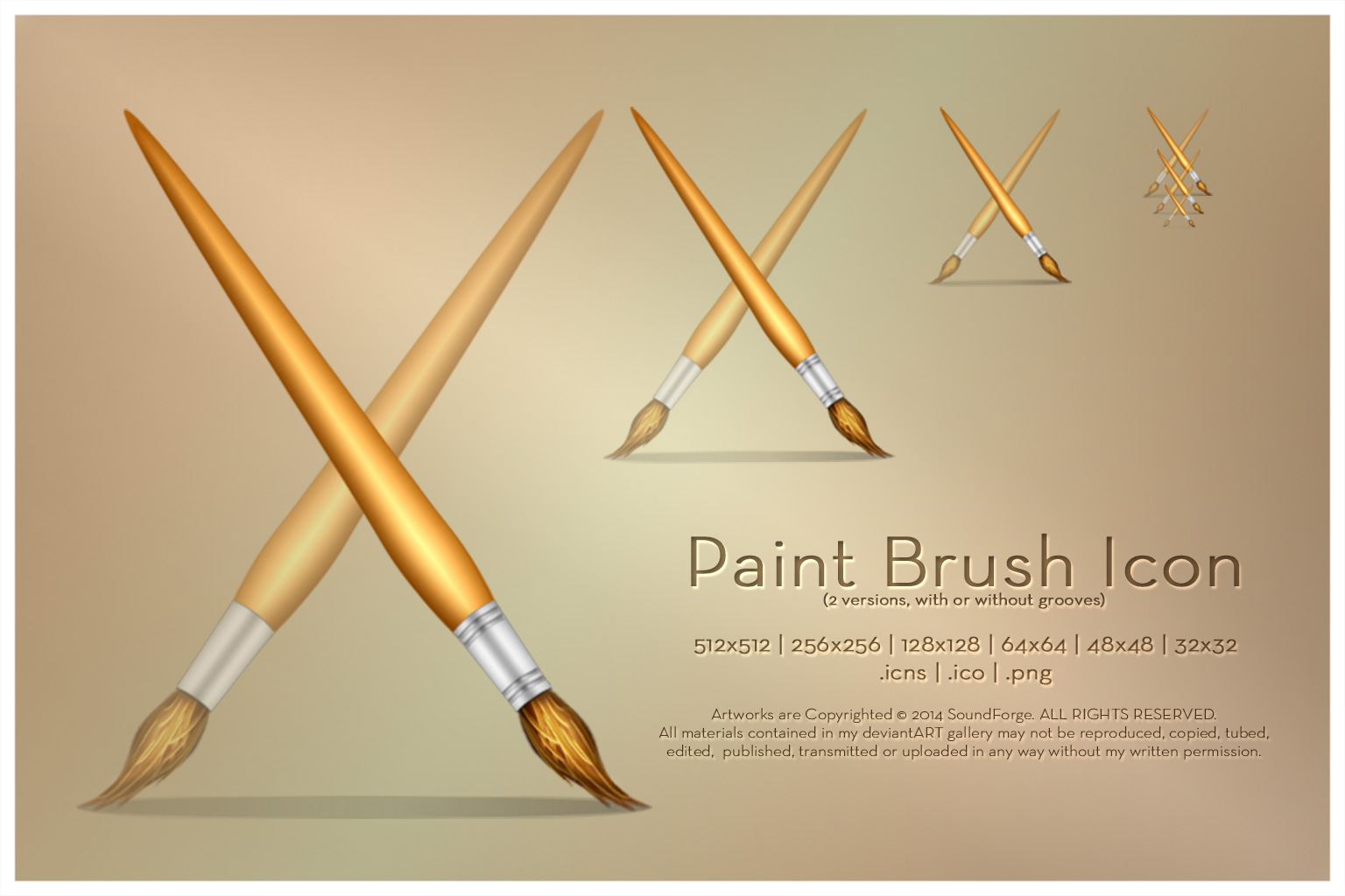 Paint Brush Icon by SoundForge