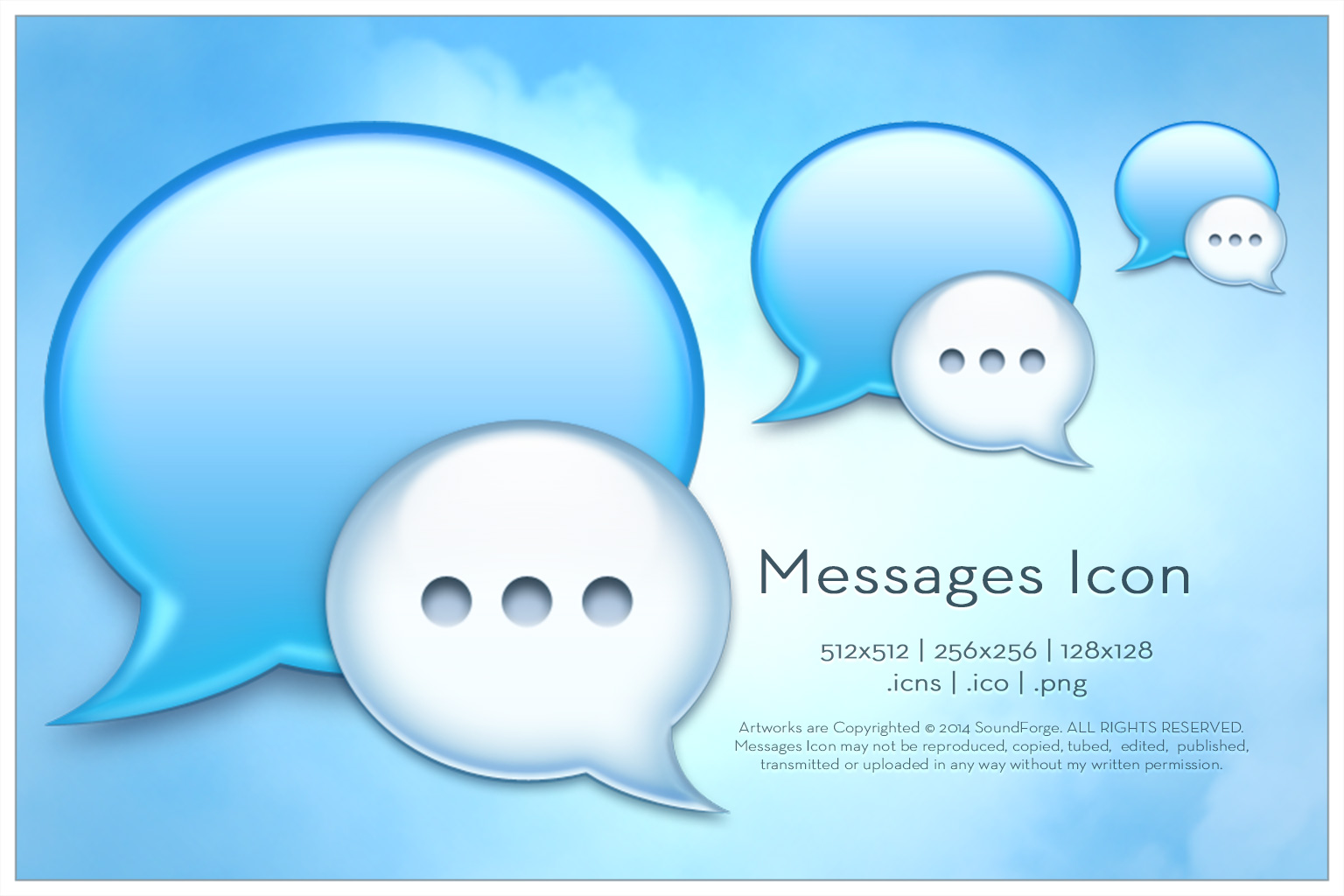 Messages Icon by SoundForge