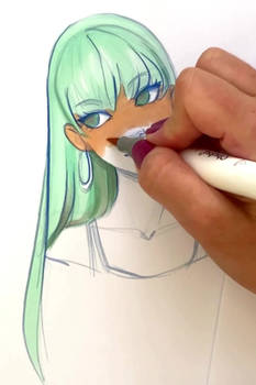 Coloring My Character with Markers