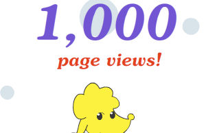 1000 pageviews for me