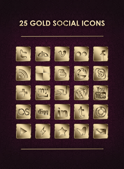 Gold Icons