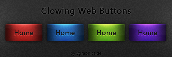 Glowing Web Buttons