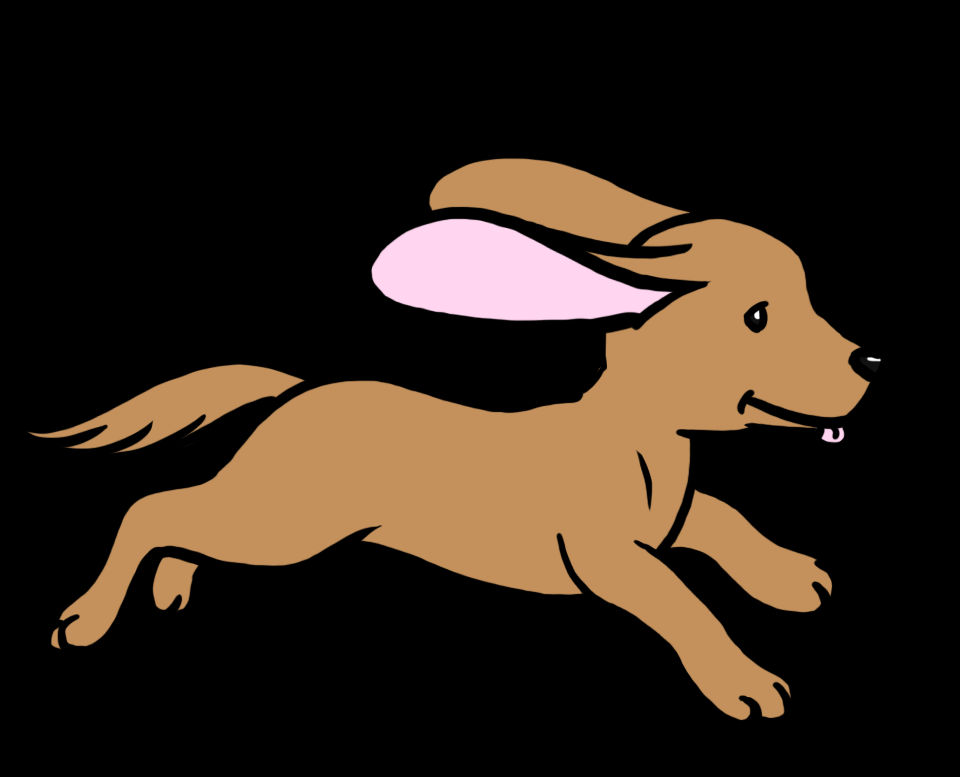 Flying dog by Giftblick on DeviantArt