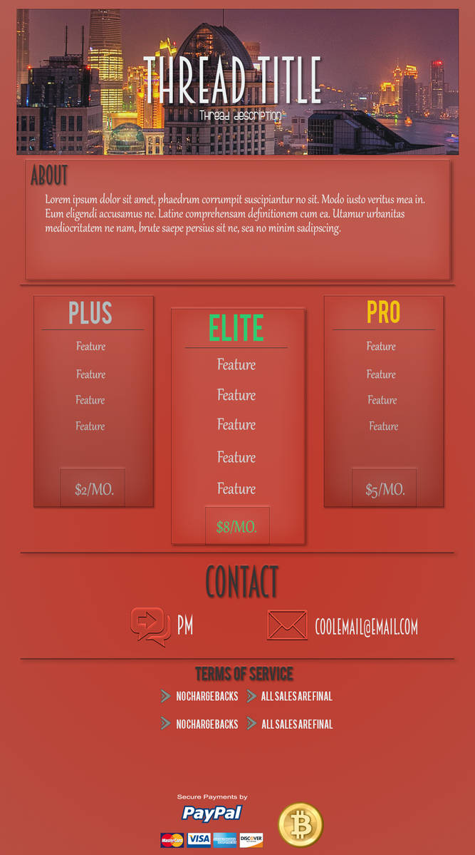 ThreadPRO Thread Design Template Free by DotGG on DeviantArt