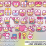 sanrio: KEROKEROKEROPPI love emoji (LINE stickers)