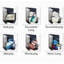 Dark 7 Folder Icon Pack