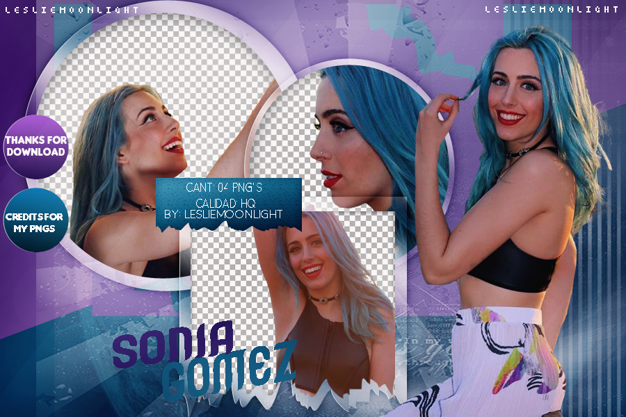 SONIA GOMEZ|PACK PNG 018| LESLIE MOONLIGHT