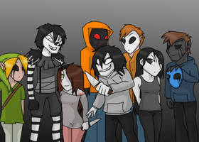 The Creepypasta gang -Older and new members- ~ CP