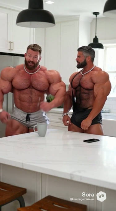 Two College Students With Muscle Bear Syndrome by lovehugemuscles on ...