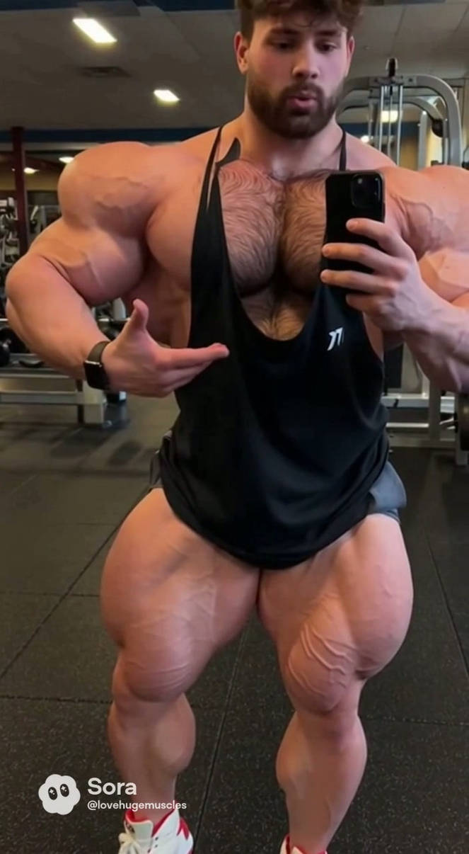 Influencer Has Muscle Bear Syndrome by lovehugemuscles on DeviantArt