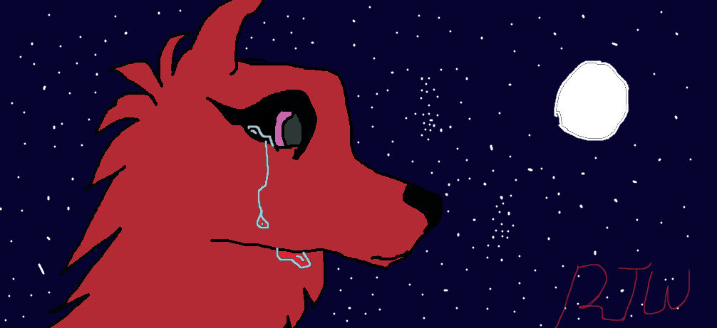 sad wolf by Andrea-Keelty on DeviantArt