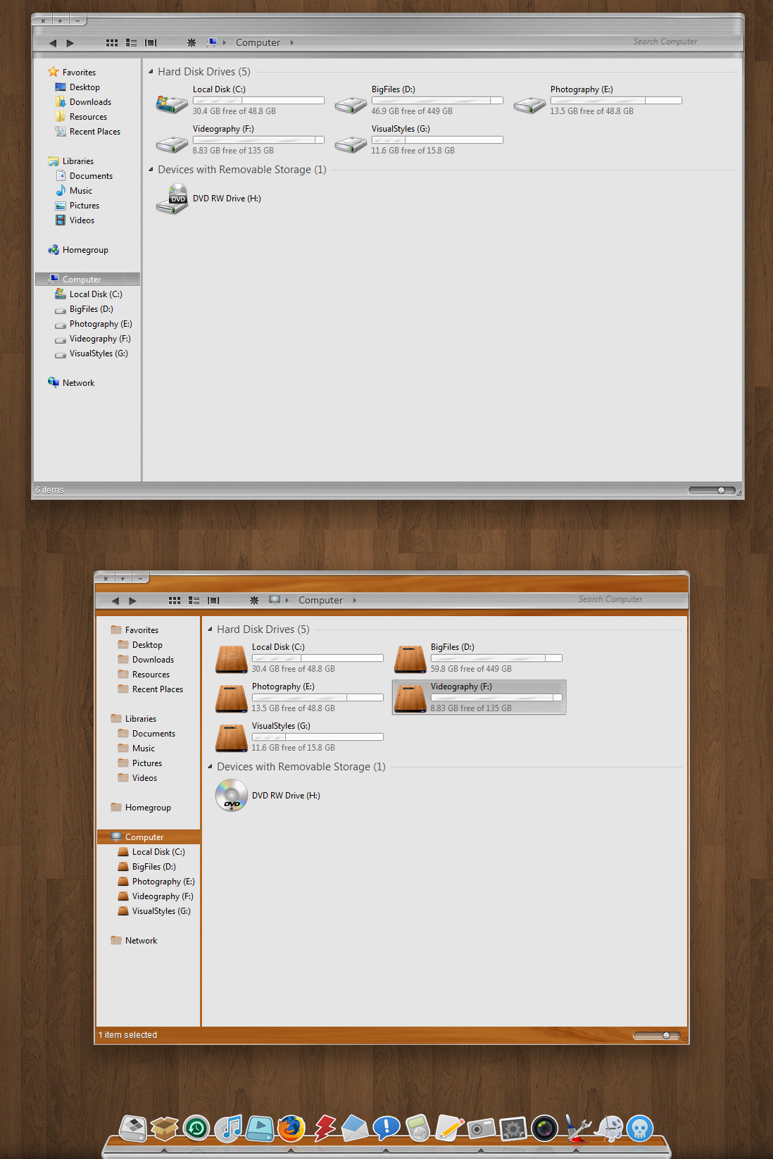 3D WoodenMetal vs for win7