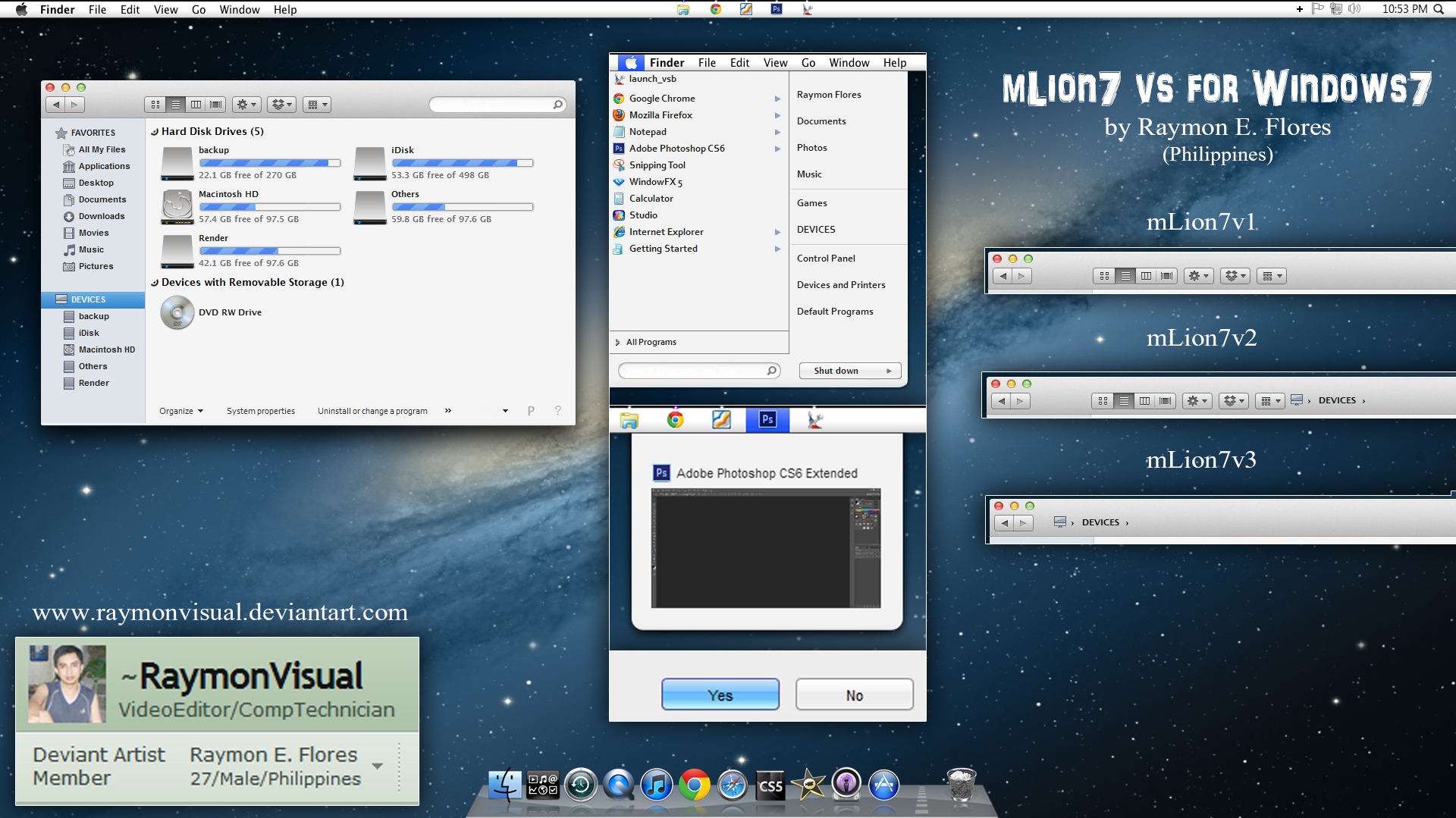 mLion7 for windows7 updated2