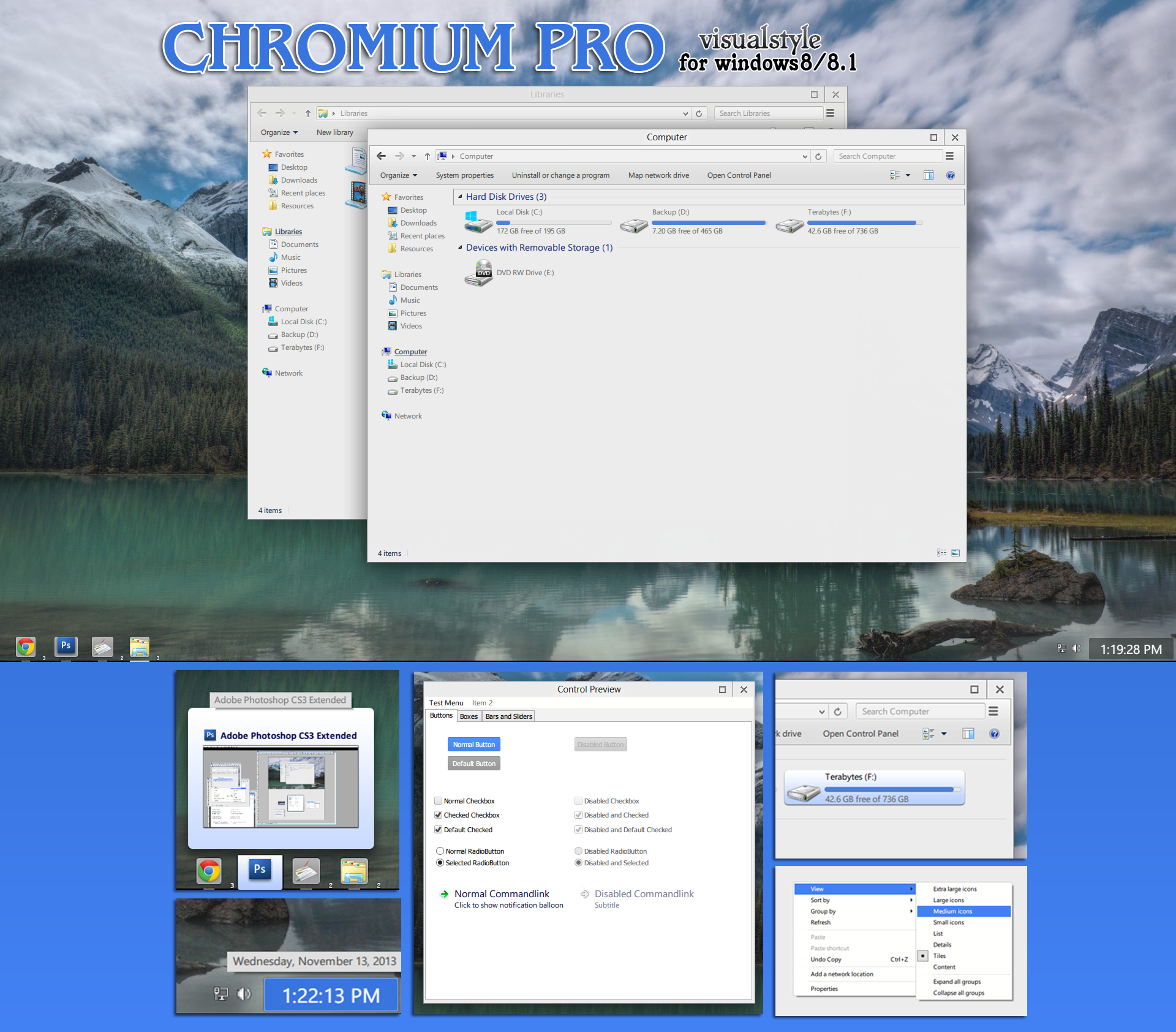 Chromium Pro vs (beta1) for windows 8/8.1