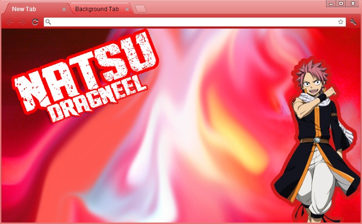 Fairy Tail Chrome Theme: Natsu Dragneel