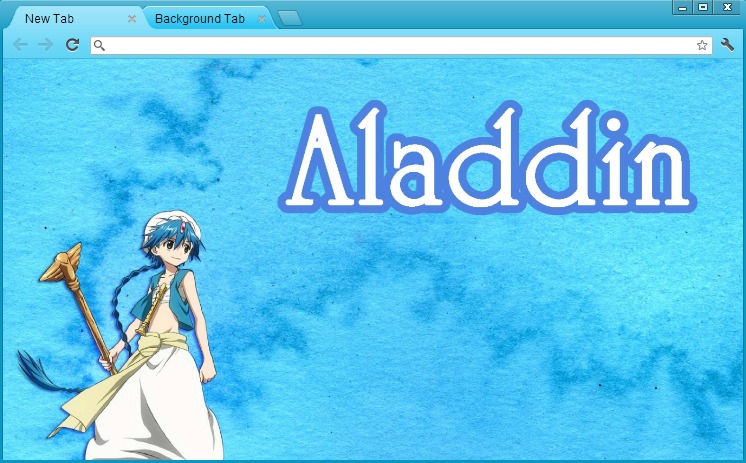 Magi Google Chrome Theme: Aladdin