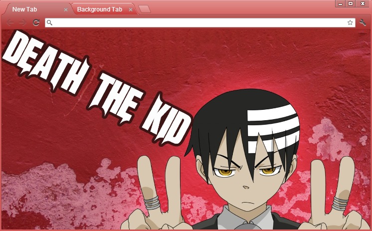 Soul Eater Google Chrome Theme: Death The Kid